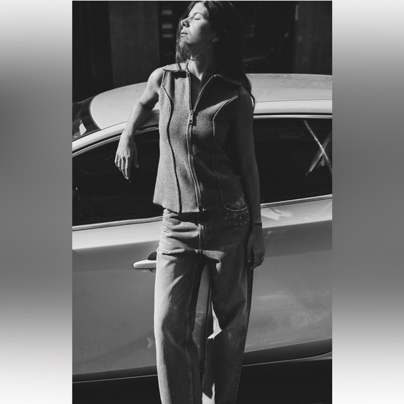 Zara zippered knit vest - Picture 6 of 7